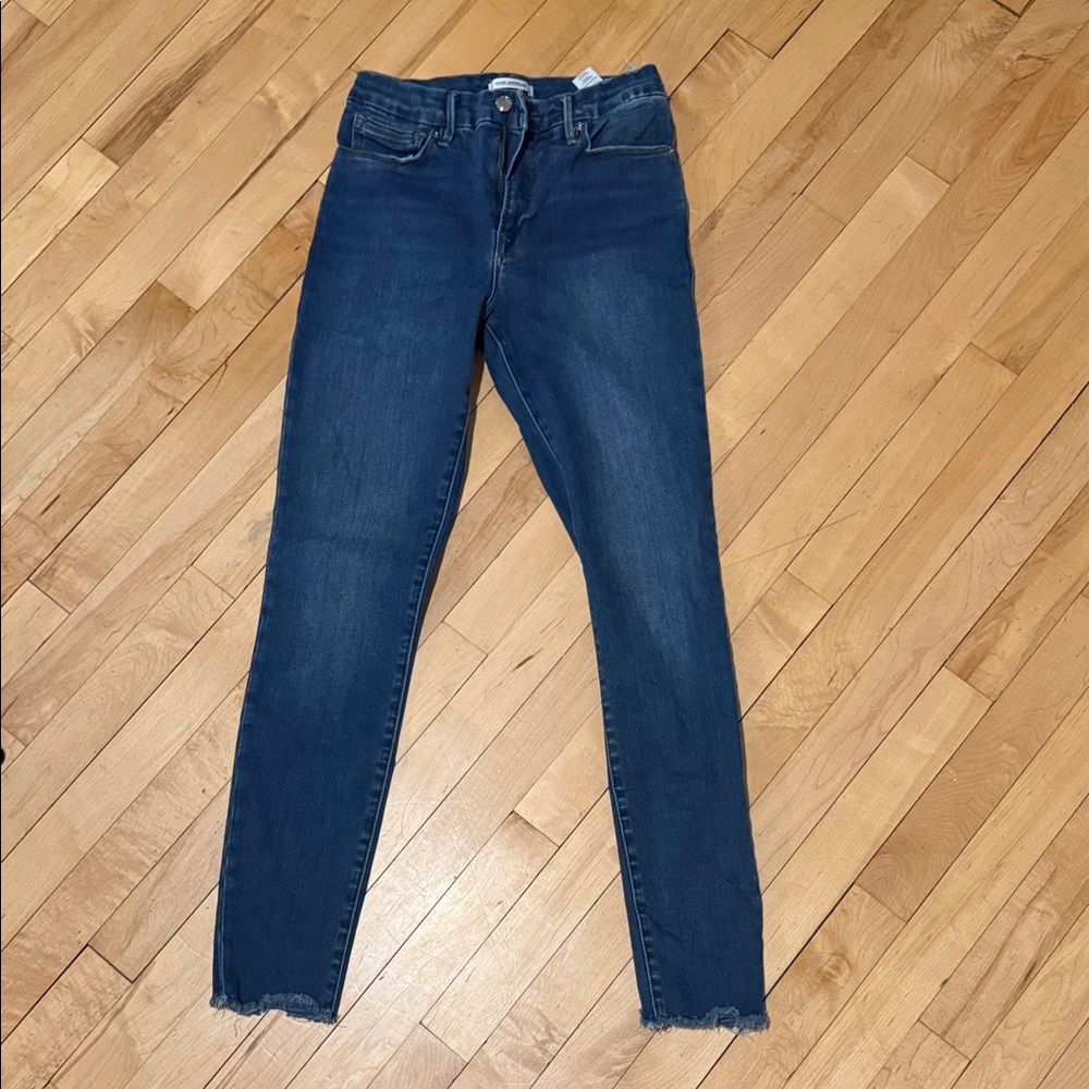 Good American Dark Indigo Skinny Jeans